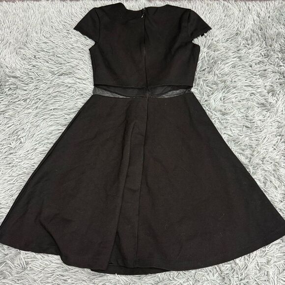 Lulus Black Short Sleeve Fit n Flare Dress Size XS - Picture 8 of 8